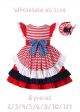 (8 pieces) American 4th of July Patriotic Dress