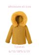 (5 pieces) Yellow Single Breasted baby Sweater Coat With Detachable