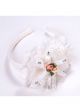 Exquisite White Lace Flower Headband