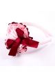 Round Ornaments Bow Headband