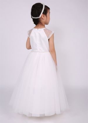 (Pre-order) Girls White Lace Dresses for 1st Communion