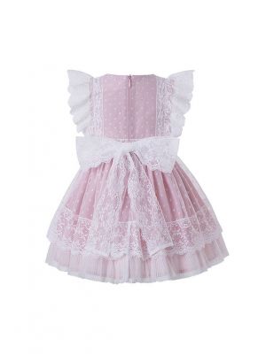 3 Pieces Babies Sweet Solid Pink Ruffled Boutique Outfits + Cute Bloomers + Hat