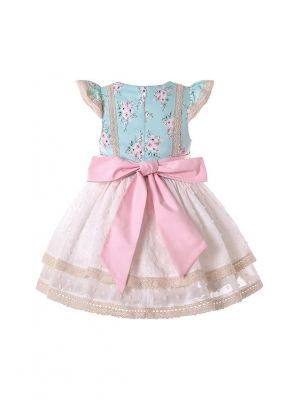 Pretty Baby Girls Soft Dress + Handmade Headband