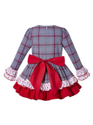 (PRE-ORDER)Autumn  Party Girls Layered Dress + Hand Headband