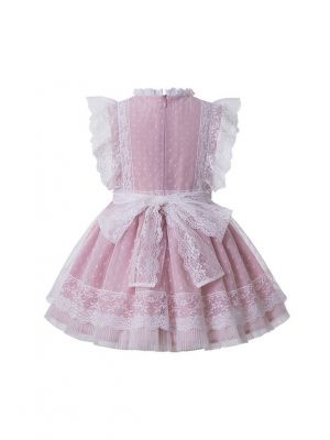 Sweet Summer Princess Yarn Dyed Pleated Boutique Girls Dress + Hand Headband