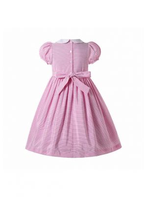 Pink Girl's Smocked Dress Ice Cream Patterns