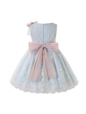 Lace Flower Tulle Dress