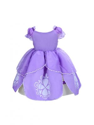 Purple Sofia Princess Cosplay Girl Dress