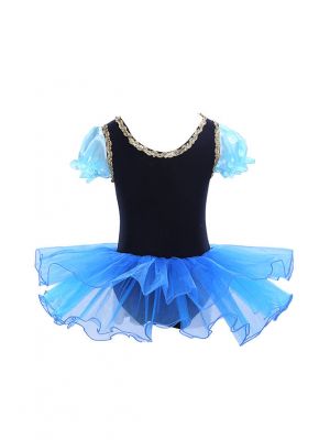 Blue Floral Tutu Cosplay Dress