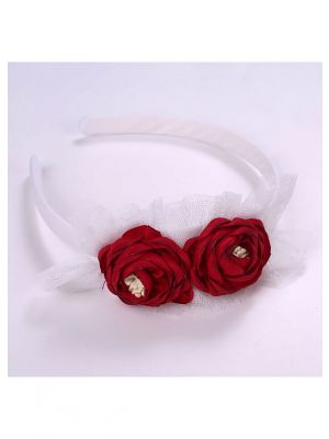 Charming Red Roses Headband
